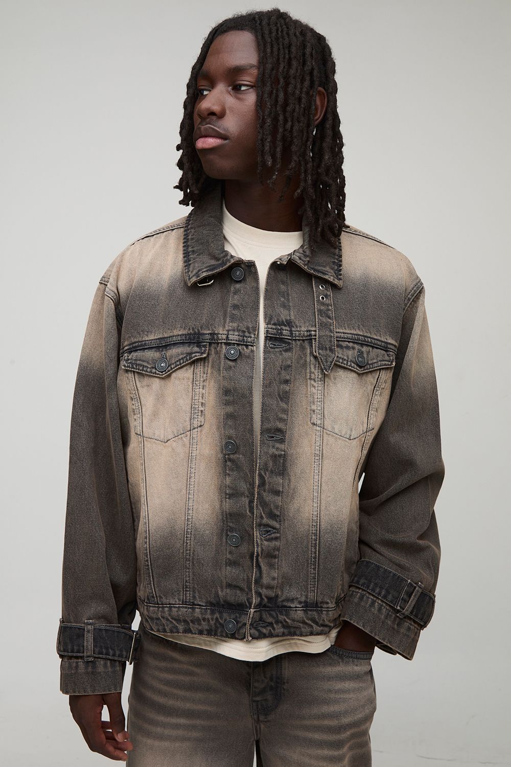 The Funnel Neck Denim Jacket: Your Go-To for Transitional Weather